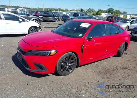 2023 Honda Civic Sport из США, поврежденный, VIN 2HGFE2F52PH553637